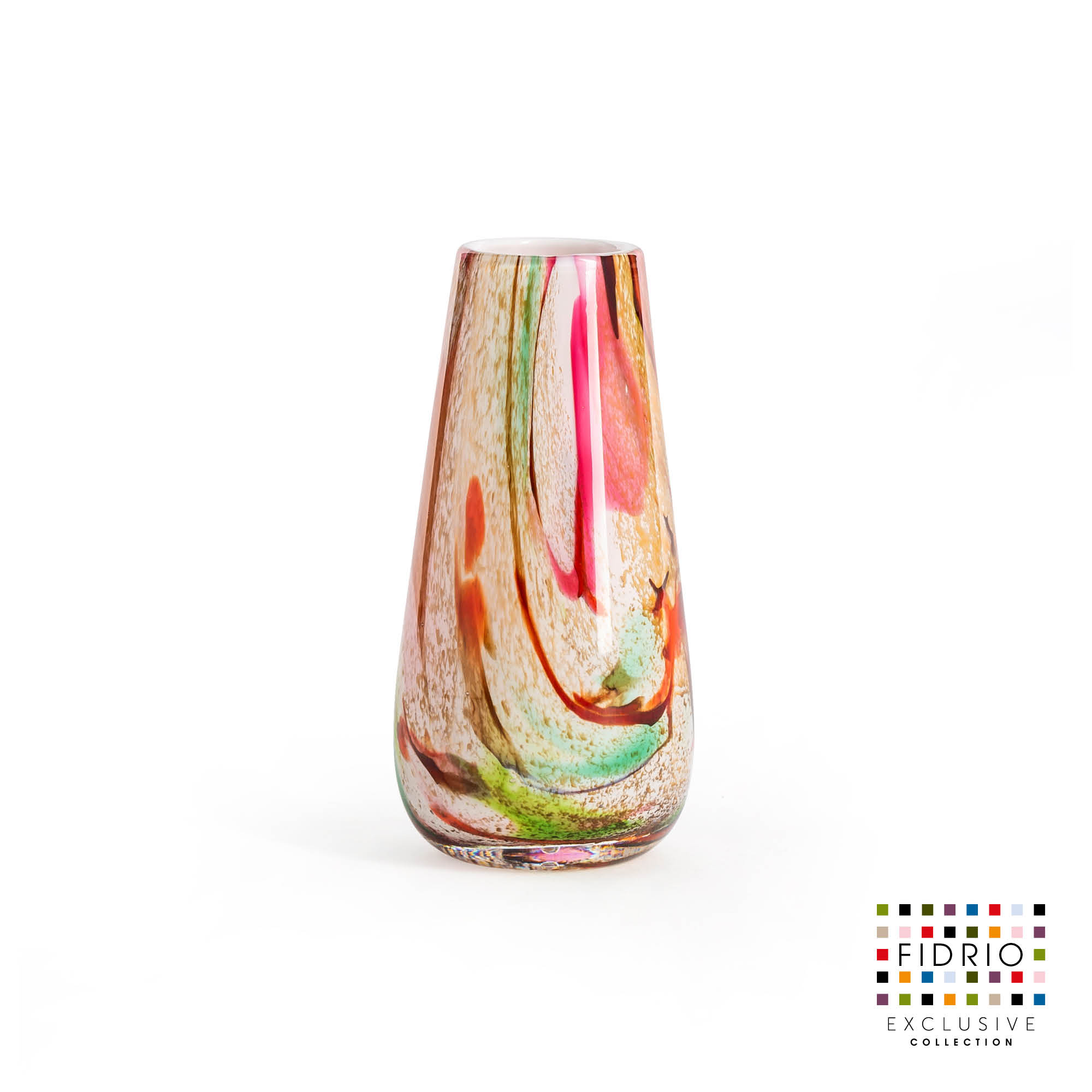 Adverteerder prins vacht Fidrio Vase Gloriosa Mixed Colours – Kunsthuis Almere